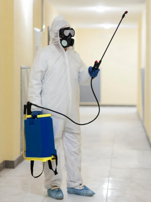 pest control bangalore work by BugsMan team member